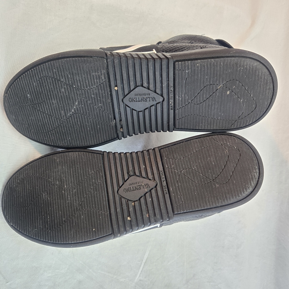 Valentino Garavani Men's Size 41 Black Leather VL7N Sneaker Shoes EUC - Picture 7 of 7